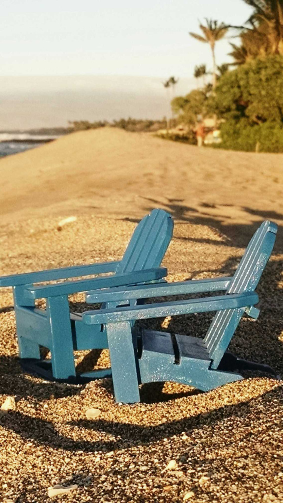 Blue chairs now