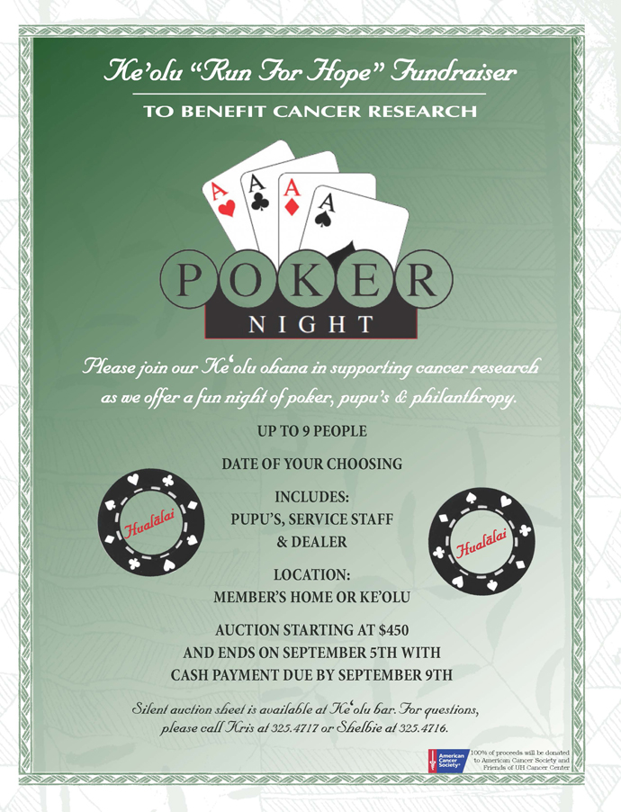 Poker Night - Run for Hope